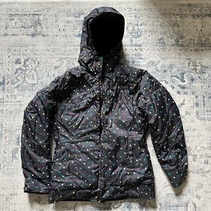 Burton Black Ski Jacket with Colorful Accents